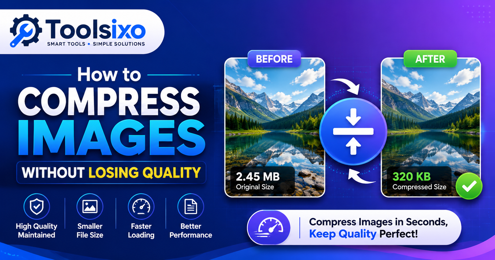 How to compress images without losing quality