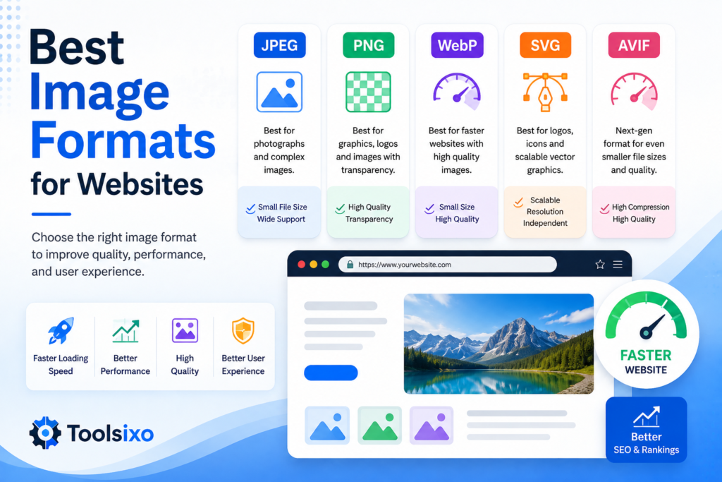 Best Image Formats for Websites